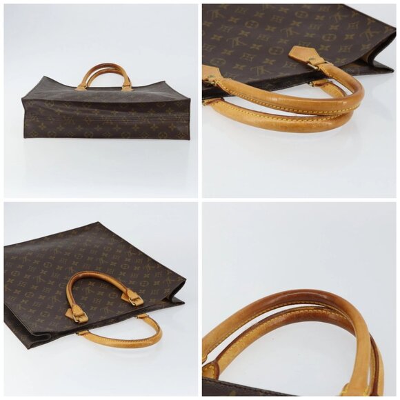 LOUIS VUITTON Monogram Sac Plat Hand Bag M51140 LV Auth 142770 - Picture 16 of 16